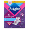 Bodyform 10 Goodnight Ultra Large+ with Wings 130g (Pack of 6)