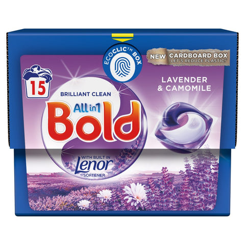 Bold All-in-1 PODS® Washing Capsules x 15s (Pack of 1)