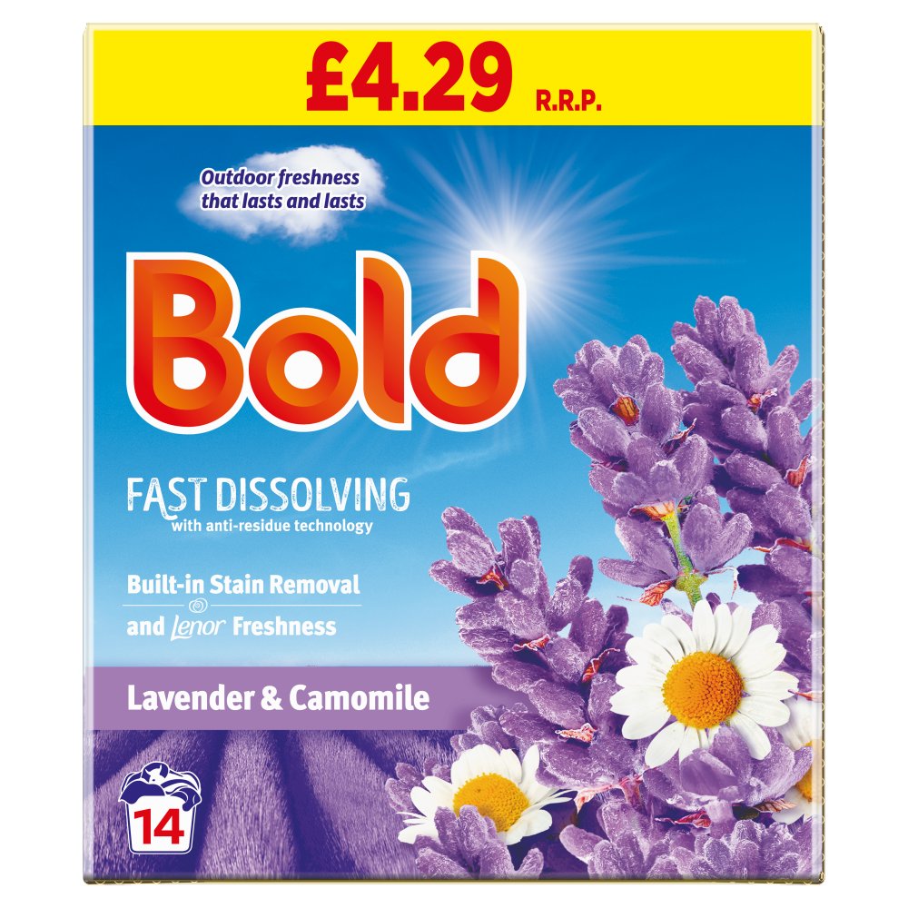 Bold Washing Powder 700g, 14 Washes (Pack of 6)
