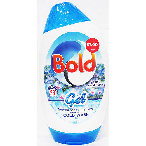 Bold 2In1 Washing Gel Spring Awakening 858ml (Pack of 6)