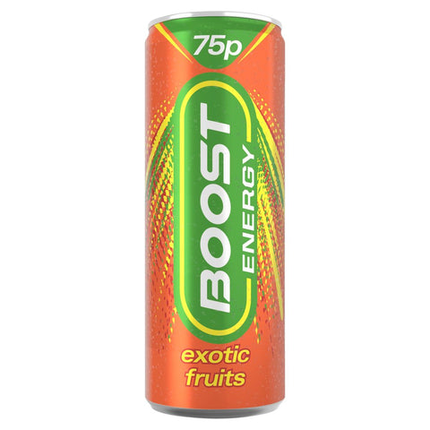 Boost Energy Exotic Fruits 250ml (Pack of 24)