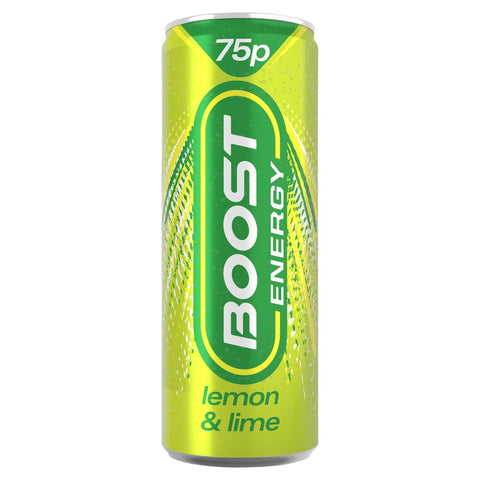 Boost Energy Lemon & Lime 250ml (Pack of 24)