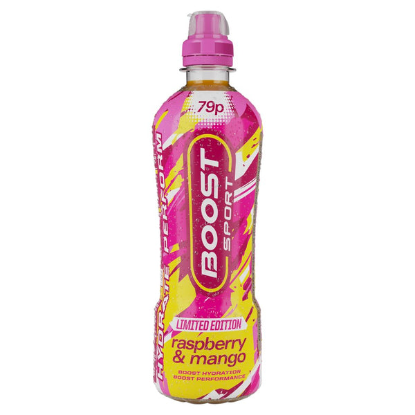 Boost Sport Limited Edition Raspberry & Mango 500ml (Pack of 12)