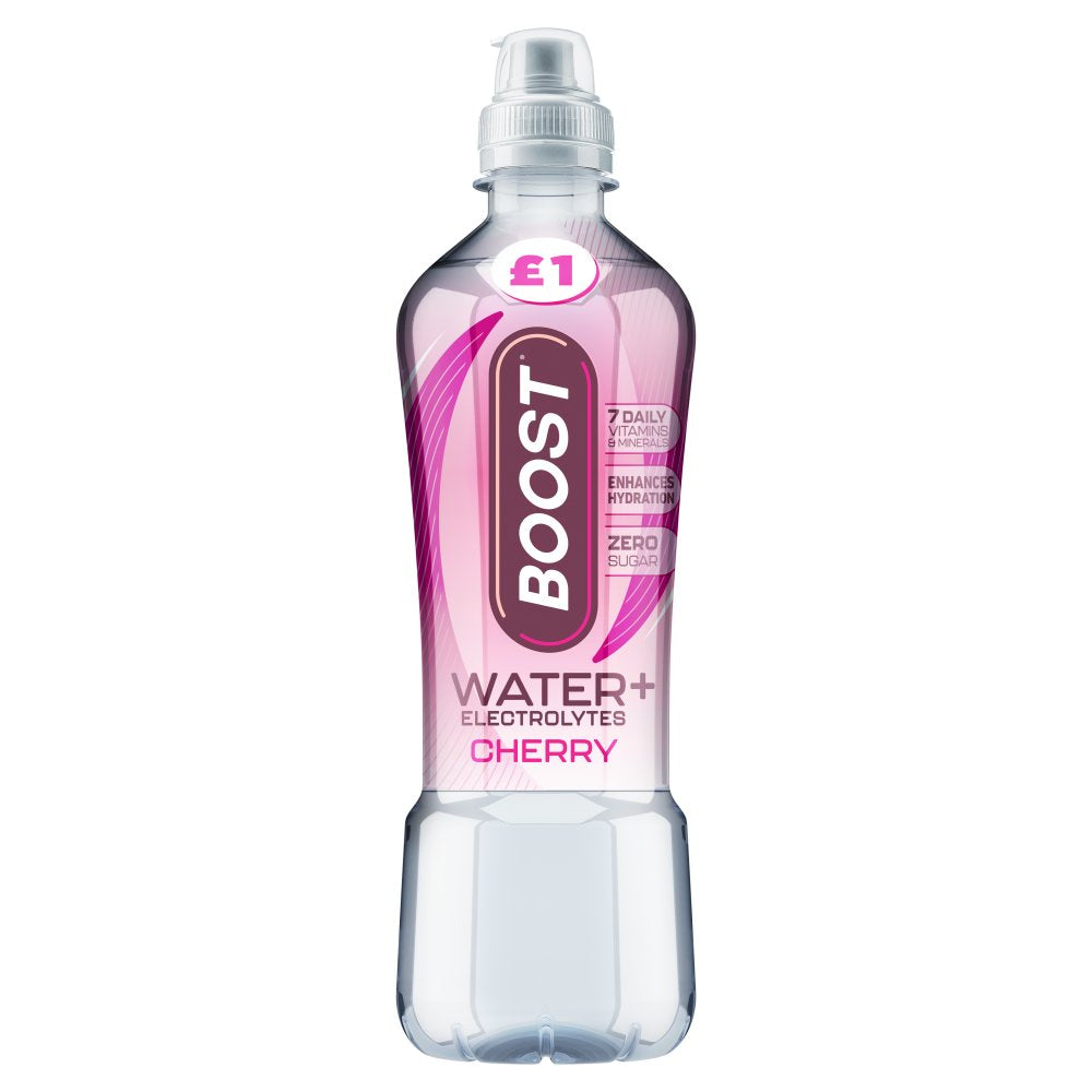 Boost Water+ Electrolytes Cherry 500ml (Pack of 12)