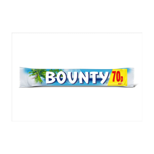 Bounty Coconut & Milk Chocolate Snack Bar Duo 57g (Pack of 24)