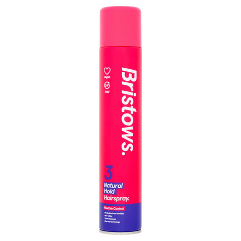 Bristows Hairspray Natural Hold 400ml (Pack of 6)
