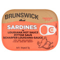 Brunswick Canadian Style Sardines in Louisiana Hot Sauce 106g (Pack of 12)
