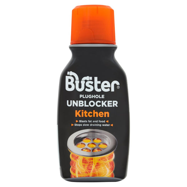 Buster Plughole Unblocker Kitchen 200g (Pack of 6)