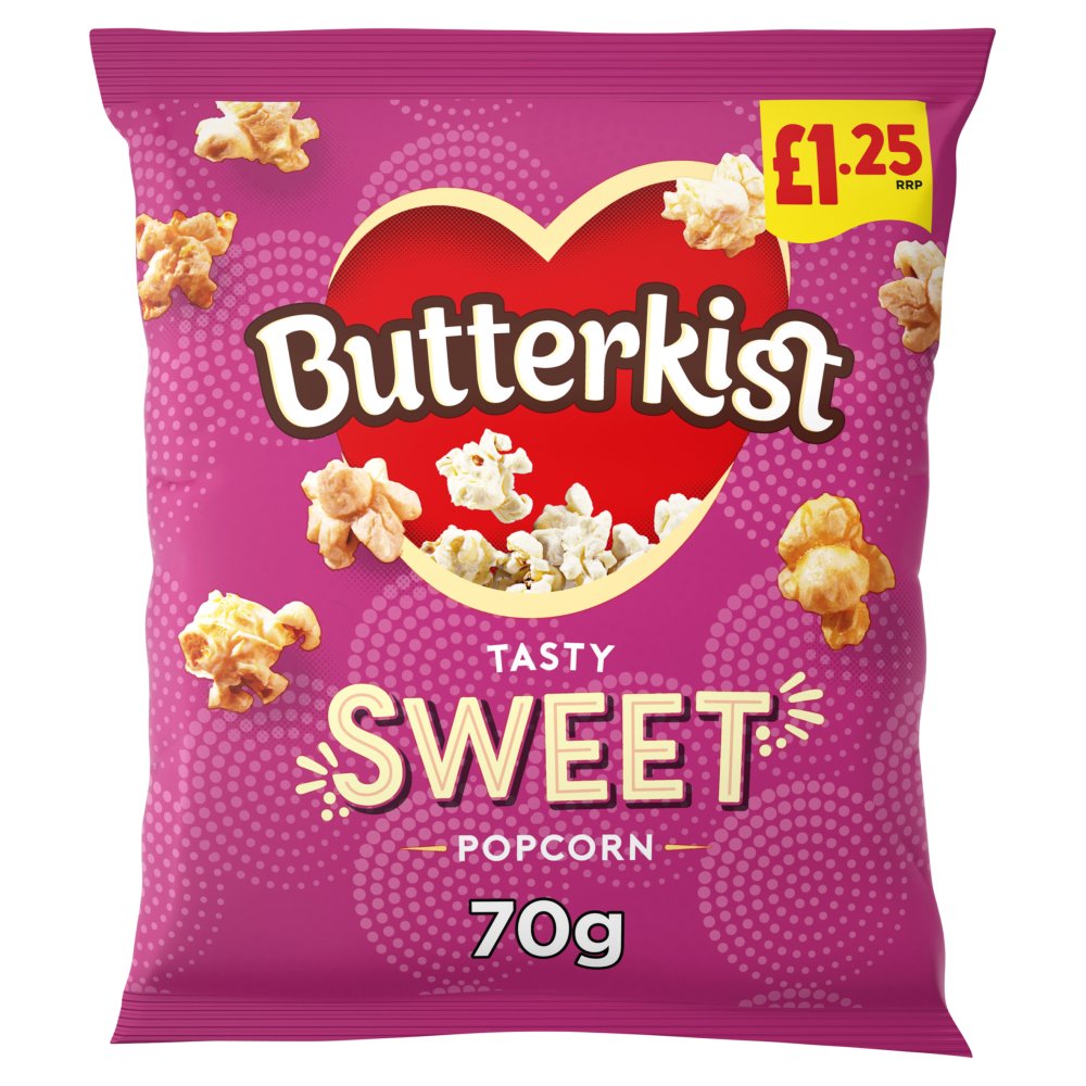 Butterkist Cinema Sweet Popcorn 70g (Pack of 12)