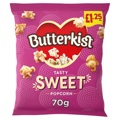 Butterkist Cinema Sweet Popcorn 70g (Pack of 12)
