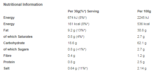 Walkers Quavers Cheese Snacks Crisps 54g (Pack of 18)