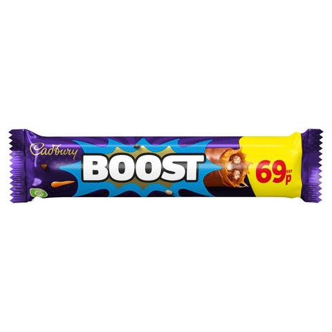 Cadbury Boost Chocolate Bar 48.5g (Pack of 48)