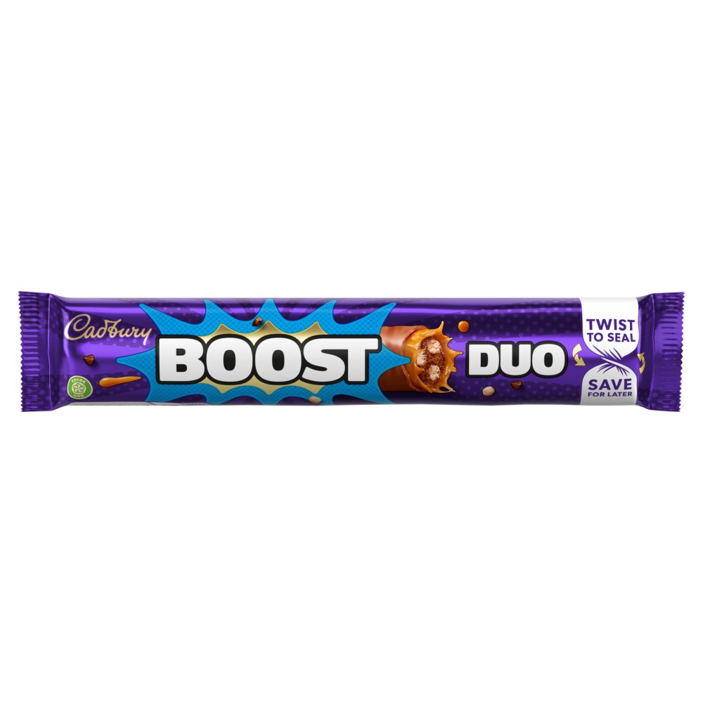 Cadbury Boost Duo Chocolate Bar 63g (Pack of 32)