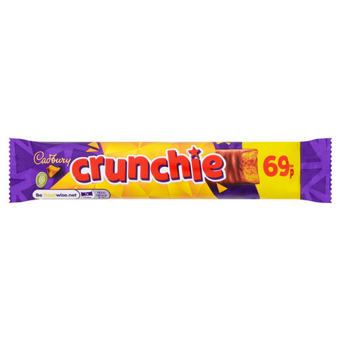 Cadbury Crunchie Chocolate Bar 40g (Pack of 48)