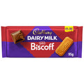 Cadbury Dairy Milk Biscoff Biscuit Chocolate Bar 95g (Pack of 21)