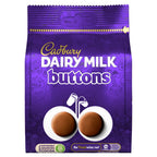 Cadbury Dairy Milk Buttons Chocolate Bag 119g (Pack of 10)