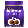 Cadbury Dairy Milk Buttons Chocolate Bag 119g (Pack of 10)