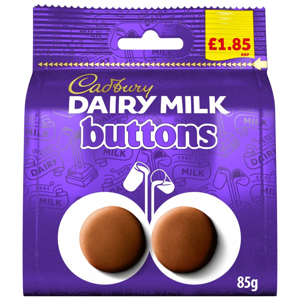 Cadbury Buttons Chocolate 85g (Pack of 10)