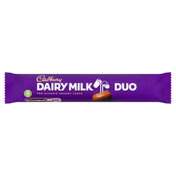 Cadbury Dairy Milk Duo Chocolate Bar 54.4g (Pack of 36)