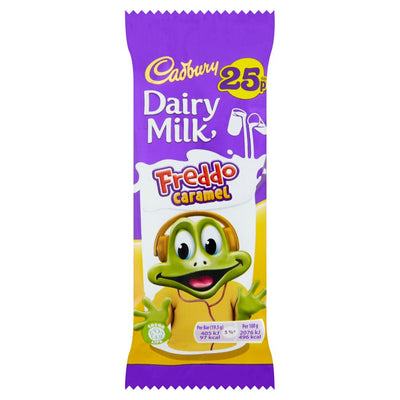 Cadbury Dairy Milk Freddo Caramel Chocolate Bar 19.5g (Pack of 60)