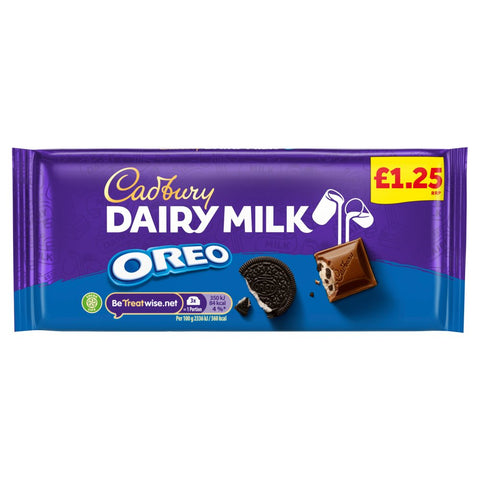 Cadbury Dairy Milk Oreo Chocolate Bar 120g (Pack of 17)