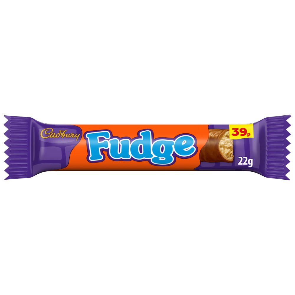 Cadbury Fudge Chocolate Bar 22g (Pack of 60)