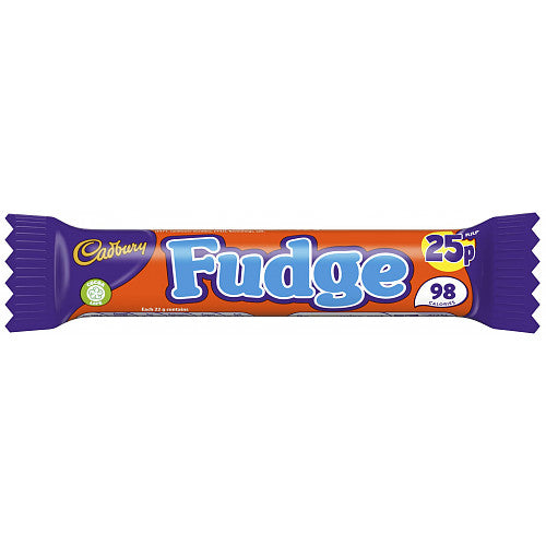Cadbury Fudge Chocolate Bar 22g (Pack of 25)