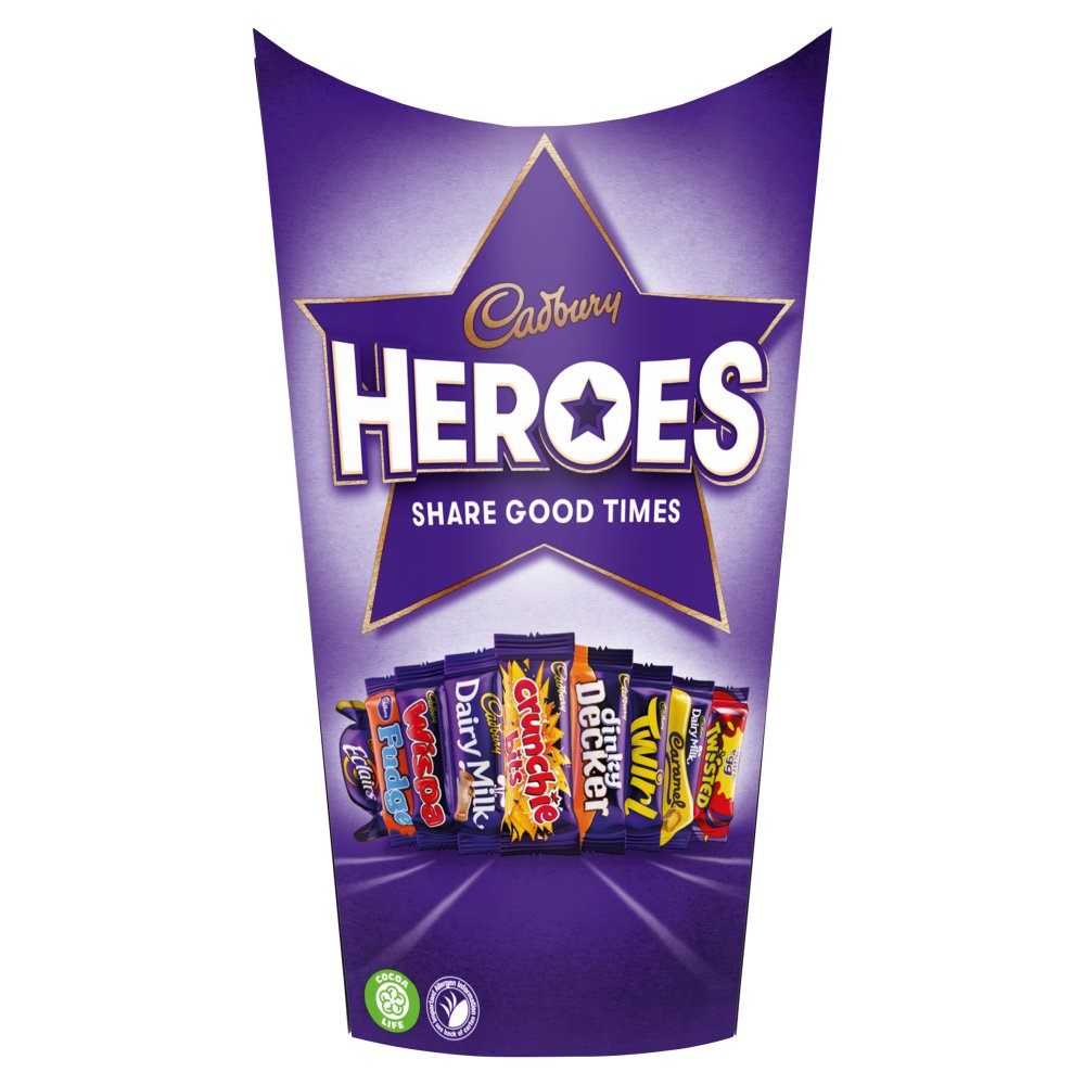 Cadbury Heroes Chocolate Carton 290g (Pack of 6)