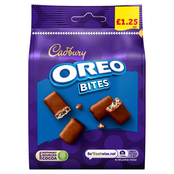 Cadbury Oreo Bites Chocolate Bag 95g (Pack of 10)
