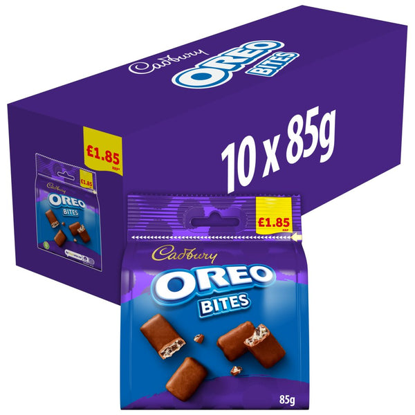 Cadbury Oreo Bites Chocolate Bag 85g (Pack of 10)