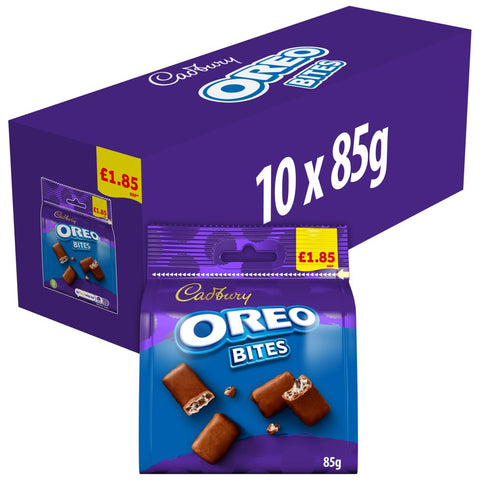 Cadbury Oreo Bites Chocolate Bag 85g (Pack of 10)