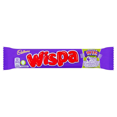 Cadbury Wispa Chocolate Bar, 36g (Pack of 48)