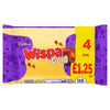 Cadbury Wispa Gold Chocolate Bar 4 Pack Multipack 134g (Pack of 11)