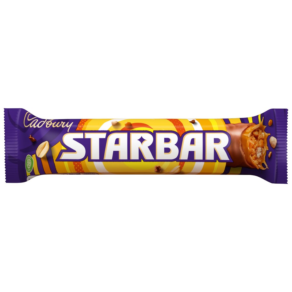 Cadbury Starbar Chocolate Bar 49g (Pack of 32)