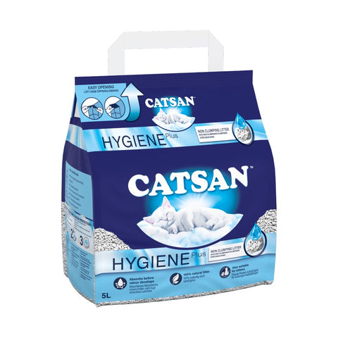 Catsan Hygiene Non-Clumping Odour Control Cat Litter 5L (Pack of 1)