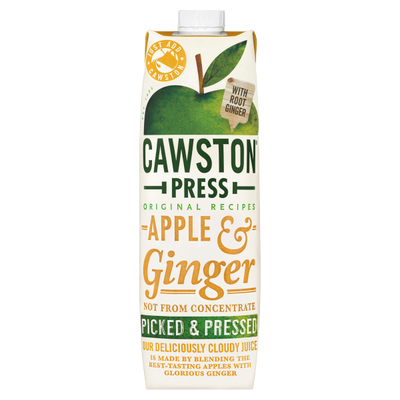 Cawston Press Original Recipes Apple & Ginger 1 Litre (Pack of 6)