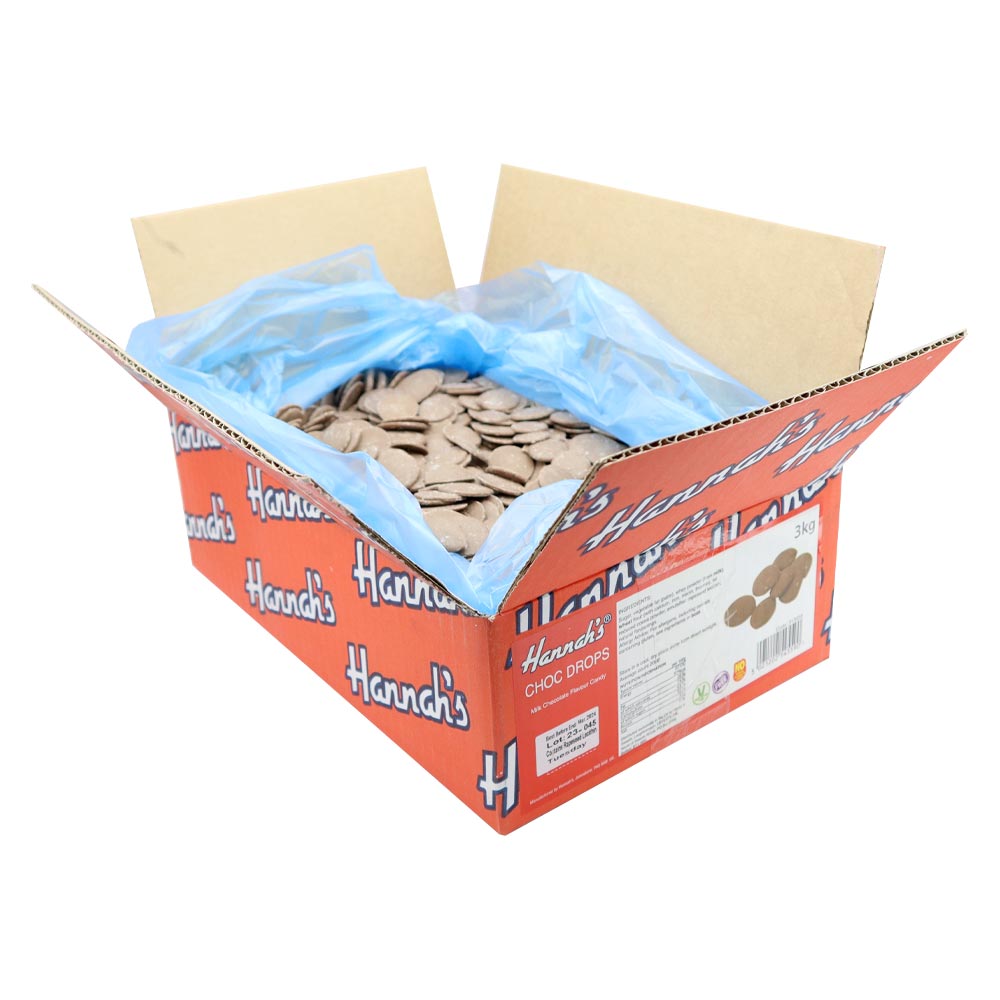 Hannah's Choc Drops 3kg Bag