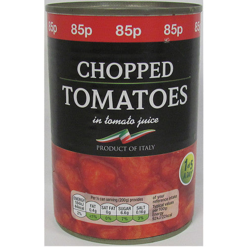 Bestin Chopped Tomatoes 400g (Pack of 12)
