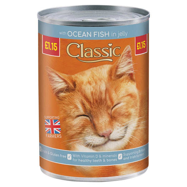 Classic with Ocean Fish in Jelly 400g (Pack of 12)