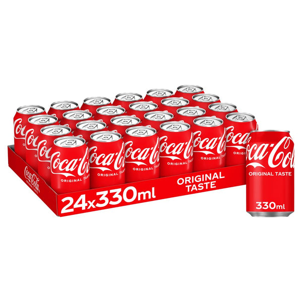 Coca-Cola Original Taste 330ml (Pack of 24)