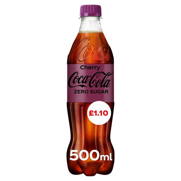 Coca-Cola Zero Sugar Cherry 500ml (Pack of 12)