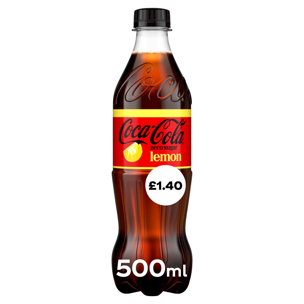 Coca-Cola ZERO SUGAR Lemon 500mL (Pack of 12)