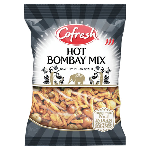 Cofresh Hot Bombay Mix Savoury Indian Snack 325g (Pack of 6)