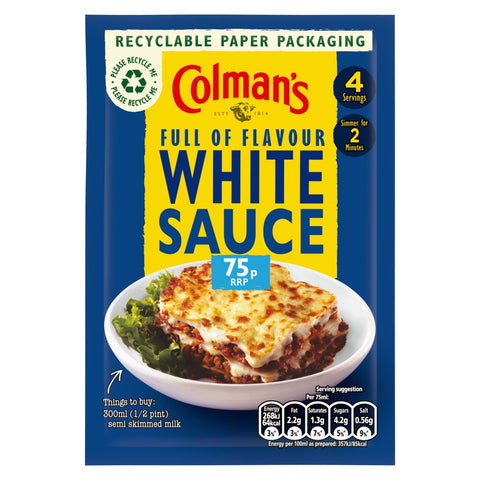 Colman's White Sauce Mix 25g (Pack of 10)
