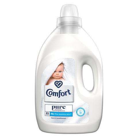 Comfort Dermatologically tested Fabric Conditioner Pure 85 Wash 3Ltr  (Pack of 4)