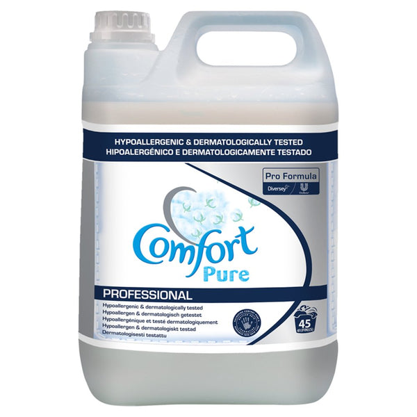 Comfort Pure Softer, Smoother Fabrics Professional 45 Washes 5L (Pack of 1)