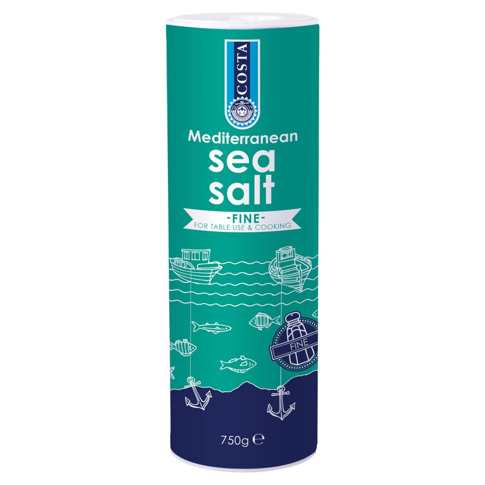 Costa Fine Sea Salt 750g (Pack of 10)