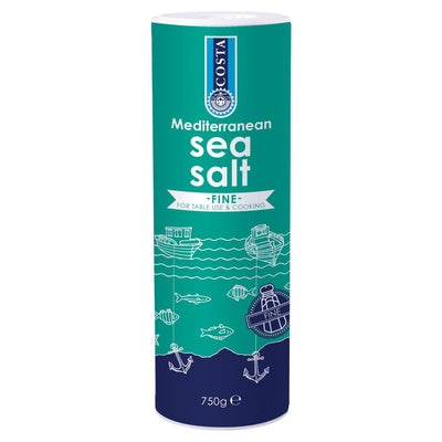 Costa Fine Sea Salt 750g (Pack of 10)