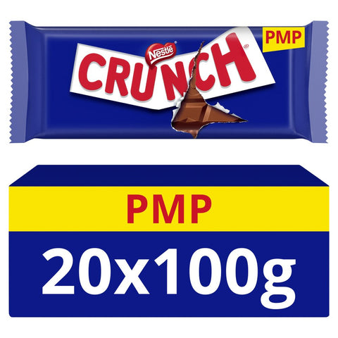 Crunch Milk Chocolate Sharing Bar 100g (Pack of 20)