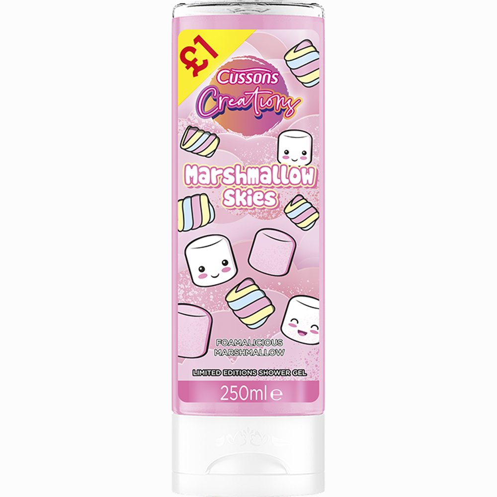 Cussons Creations Marshmallow Skies Shower Gel 250ml (Pack of 6)